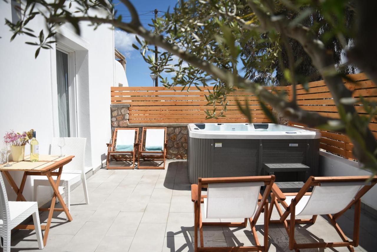 White Wave Villa, 3Min Walk From Beach Kamári Exterior foto